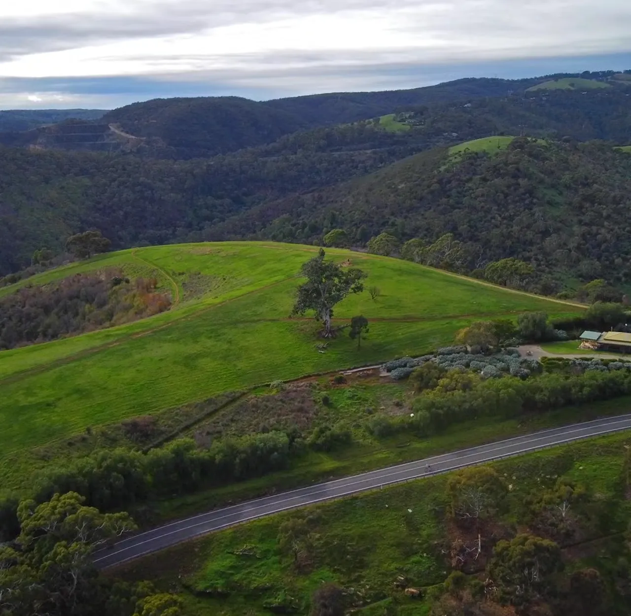 Breathtaking drone footage of Adelaide Hills